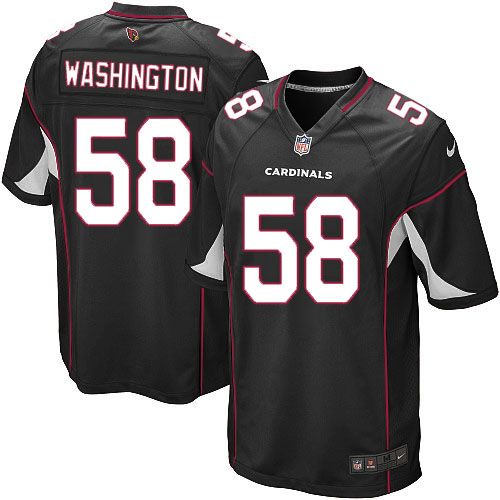 Youth Limited Daryl Washington Nike Jersey Black Alternate - #58 NFL Arizona Cardinals